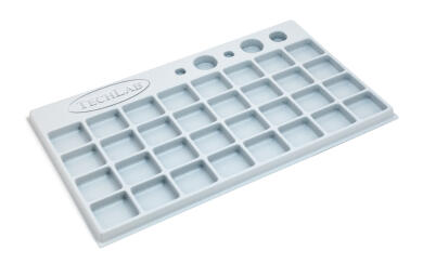 quik chek tray left empty TECHLAB LabRaum